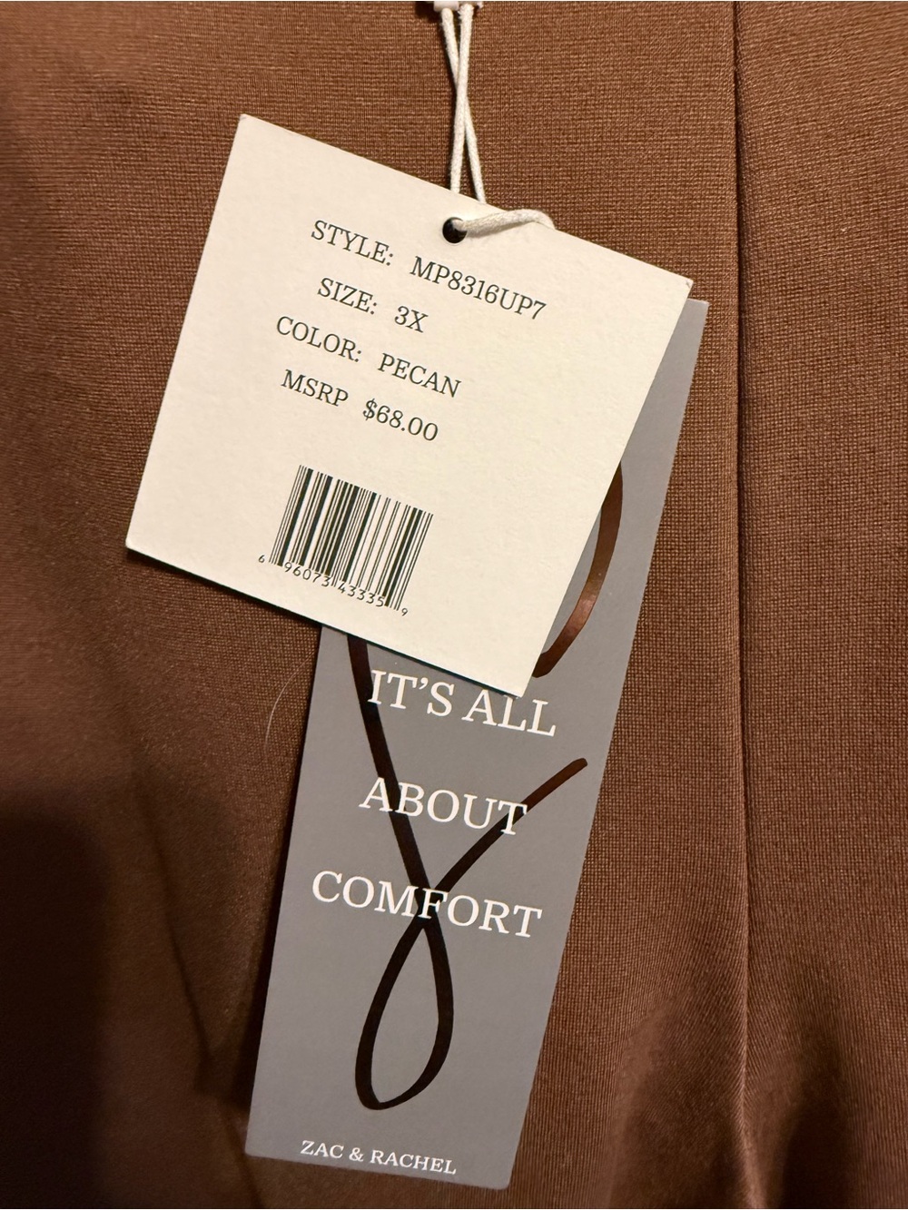 ZAC & RACHEL Women's Pecan Jacket - Comfortable pants